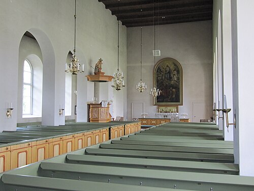Fröderyds kyrka, interno
