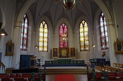 Trollhättans kyrka, interno