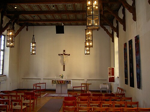 Samariterhemmets kyrka, interno