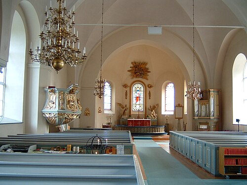 Säbrå kyrka, interno