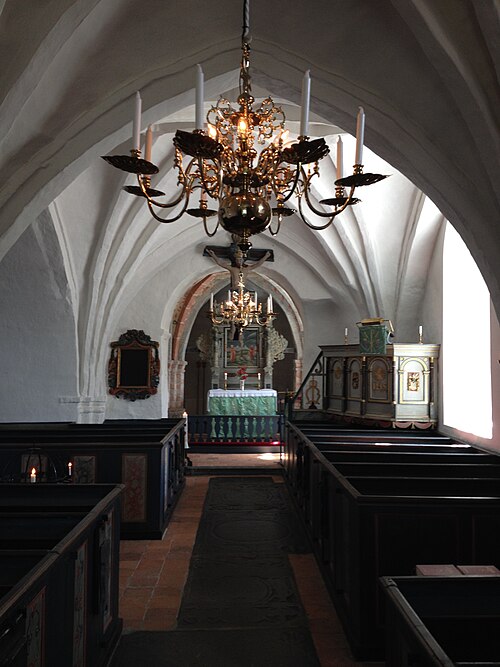 Vitaby kyrka, interno