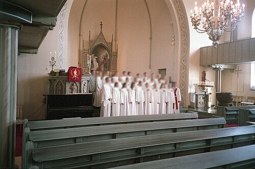 Alnö nya kyrka, intérieur
