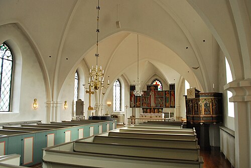 Fjärestads kyrka, intérieur