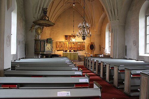 Frustuna kyrka, interno