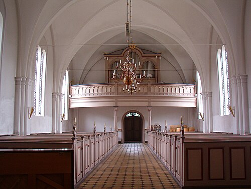 Lomma kyrka, interno