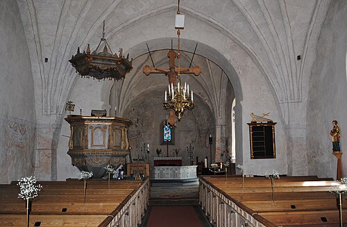 Moheda kyrka, intérieur
