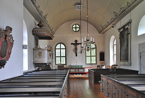 Ramkvilla kyrka, intérieur