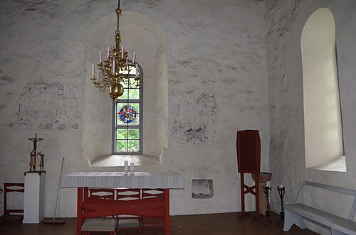 Brunneby kyrka, interno