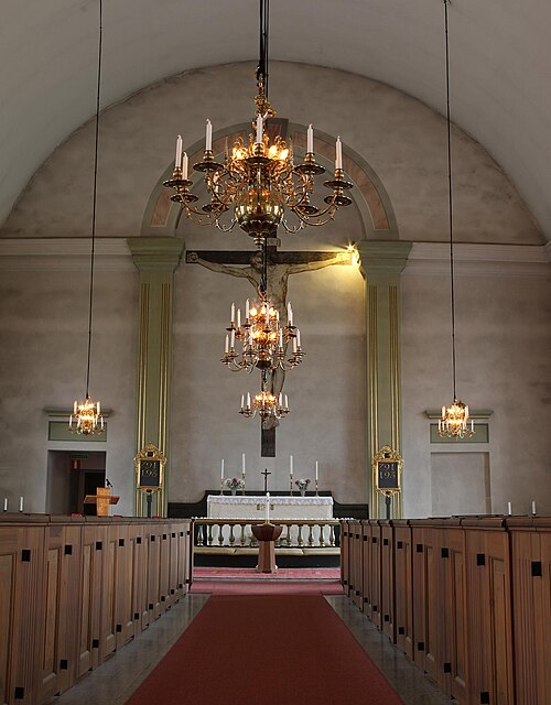 Gunnilbo kyrka, intérieur