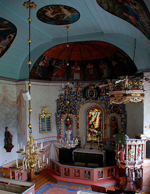 Härlövs kyrka, intérieur