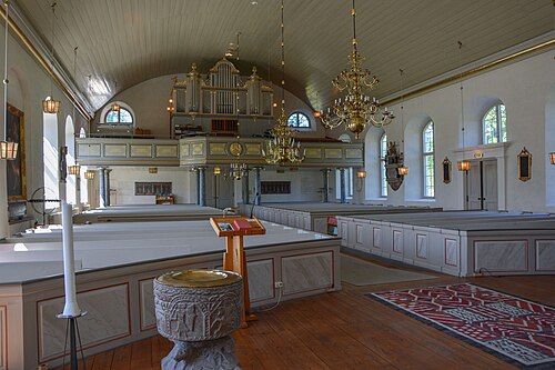 Nottebäcks kyrka, intérieur