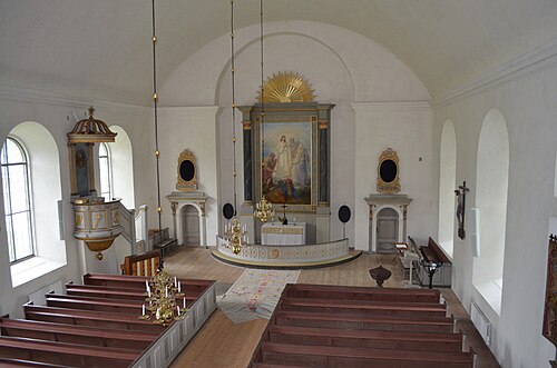 Vallerstads kyrka, intérieur