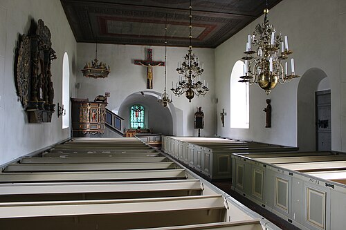 Bredestads kyrka, interno