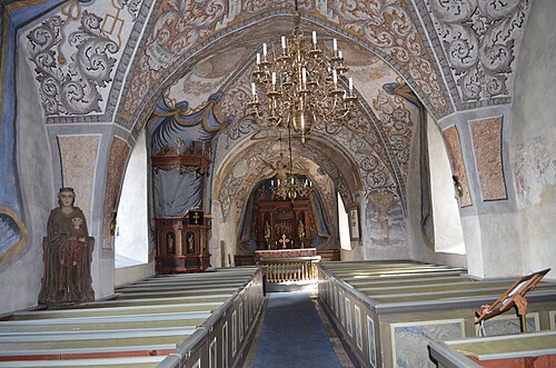 Kungslena kyrka, interno
