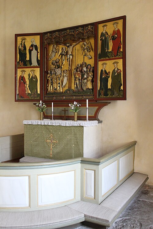 Frösunda kyrka, interno