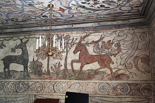 Fullösa kyrka, interno