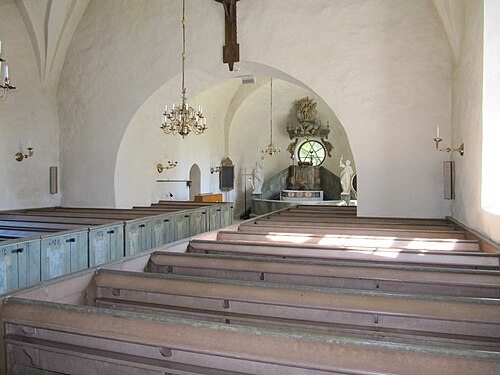 Markims kyrka, interno