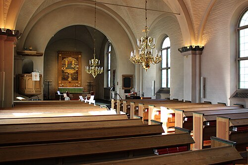 Nathanaelskyrkan, interno