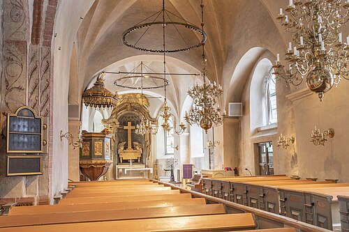 Sollentuna kyrka, interno