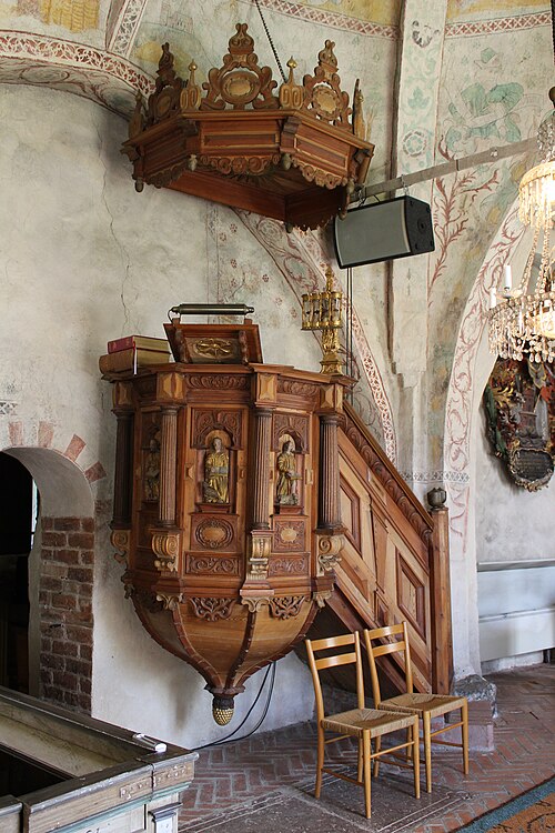 Gryta kyrka, interno