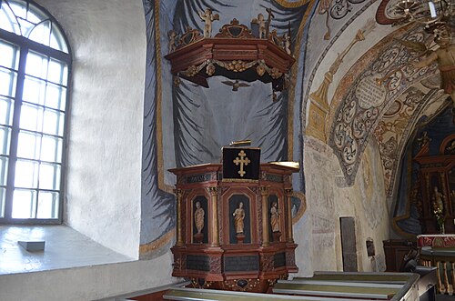 Kungslena kyrka, interno