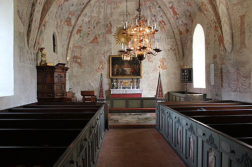 Morkarla kyrka, interno