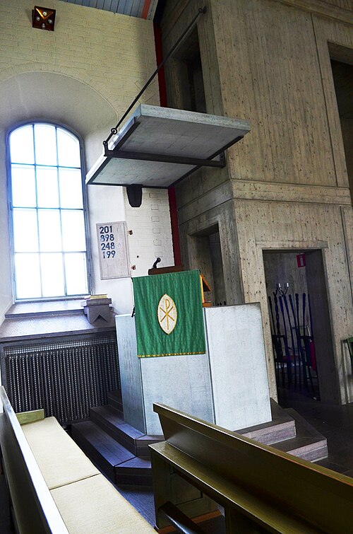 Vists kyrka, interno