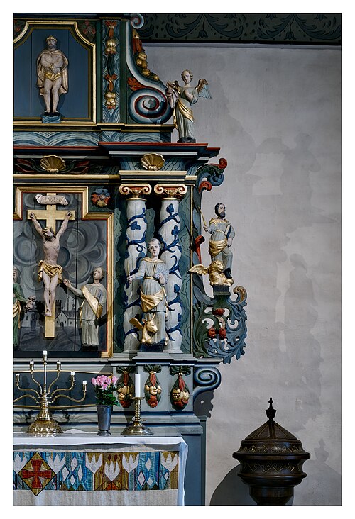 Boda kyrka, interno