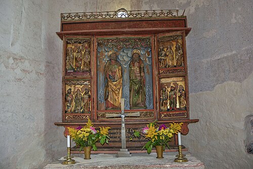 Hemmesjö gamla kyrka, intérieur