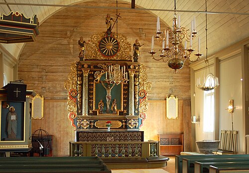 Hammarö kyrka, interno