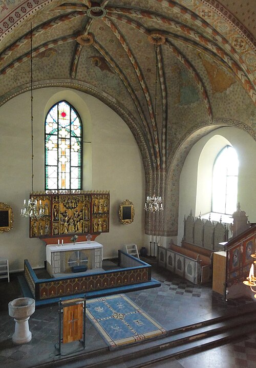 Sorunda kyrka, intérieur
