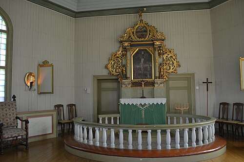 Tveta kyrka, interno
