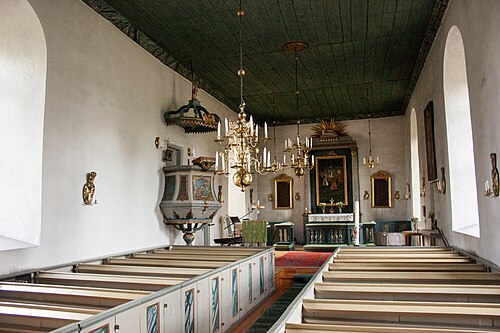 Vickleby kyrka, interno