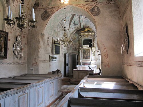 Yttergrans kyrka, interno