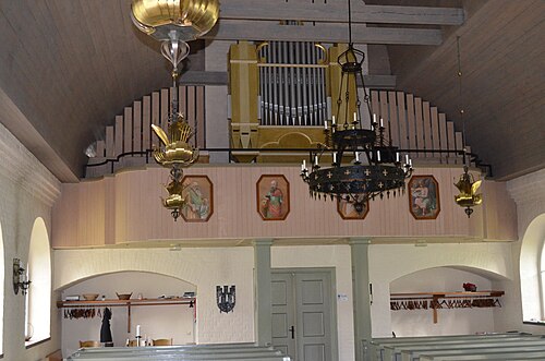 Baltaks kyrka, interno