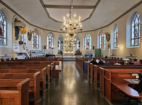 Tyska kyrkan, intérieur