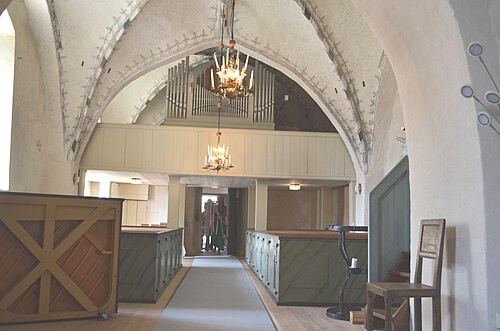 Lillkyrka kyrka, interno