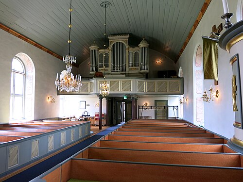 Skölvene kyrka, intérieur