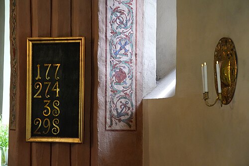 Länna kyrka, intérieur