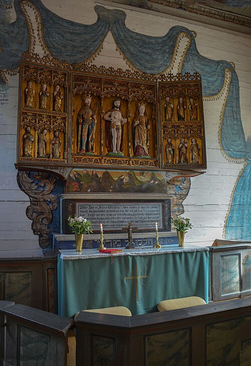 Näshults kyrka, interno