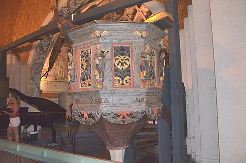 Åtvids gamla kyrka, intérieur