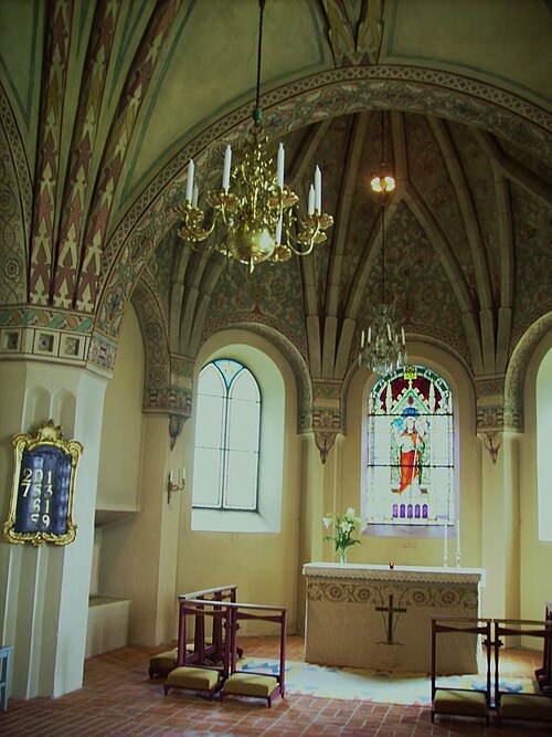 Lilla Malma kyrka, intérieur