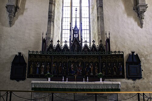 Lau kyrka, interno