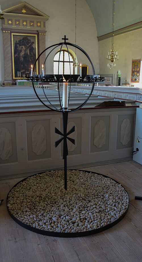Vissefjärda kyrka, interno