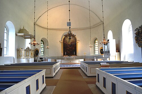 Västra Hargs kyrka, interno