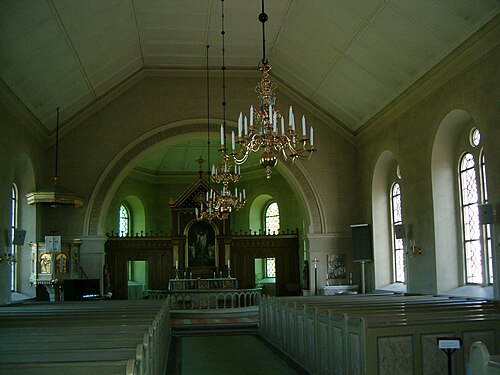 Ask kyrka, interno