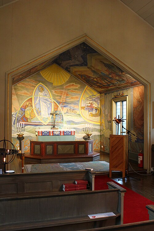 Björkö-Arholma kyrka, interno