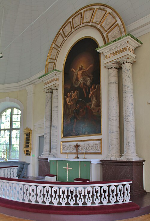 Hjortsberga kyrka, intérieur