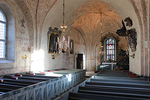 Håbo-Tibble kyrka, interno
