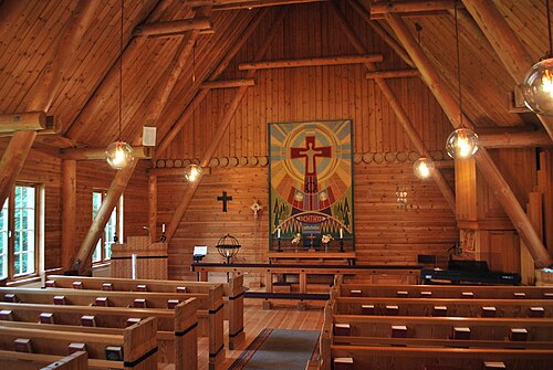 Åsljunga småkyrka, interno